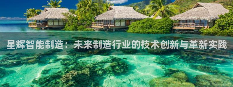 天辰娱乐小姐：星辉智能制造：未来制造行业的技术创新与革新实践