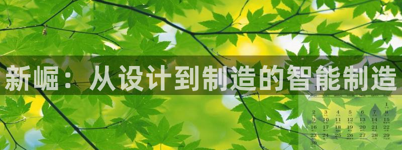 天辰娱乐主管：新崛：从设计到制造的智能制造