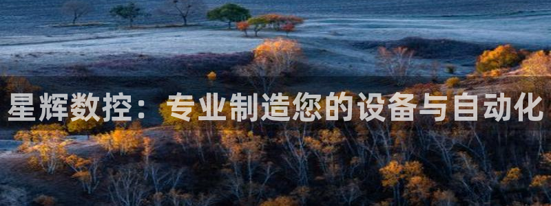 天辰娱乐扣钱：星辉数控：专业制造您的设备与自动化