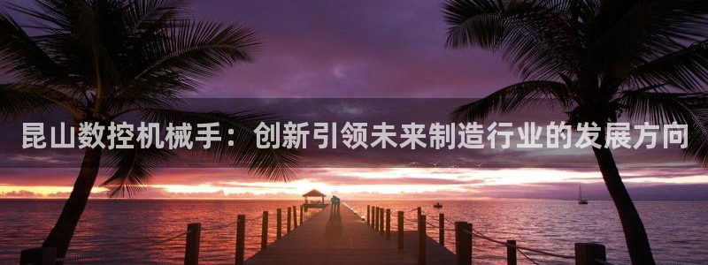 天辰娱乐指尖所：昆山数控机械手：创新引领未来制造行业的发展方向